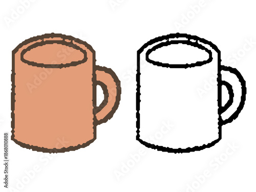 マグカップのイラスト