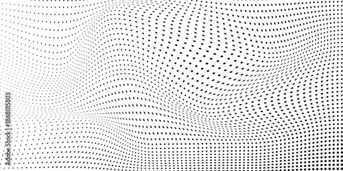 Design gradation pattern. Dotted halftone gradient texture. Vanishing polka dot modern