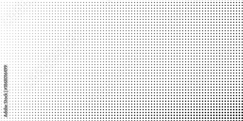Art dots gradation pattern. Dotted halftone gradient texture. Vanishing polka dot design