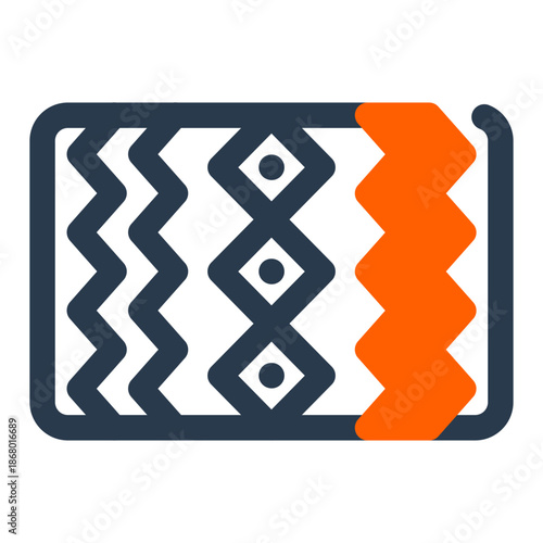 Traditional Sadu Weaving Pattern from Kuwait Icon