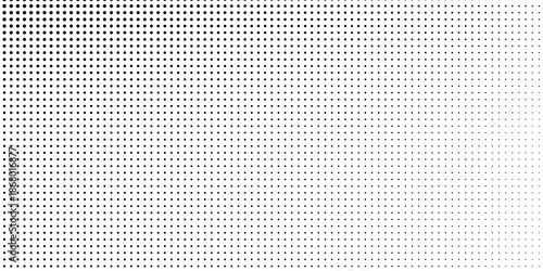 Repeating abstract dots gradation pattern. Dotted halftone gradient texture. Vanishing polka dot simple