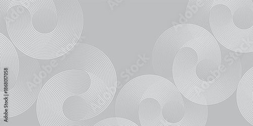 Crircle glowing geometric Modern shiny blue white modern abstract banner simple art nice clear background texture cover element