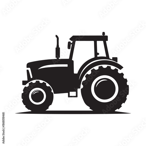 tractor vector silhouette clip art logo design illustration icon collection
