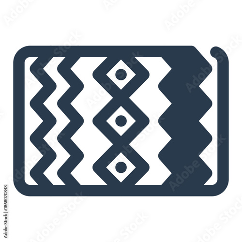 Traditional Sadu Weaving Pattern from Kuwait Icon