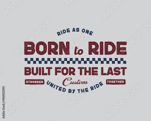 Motorcycle racing badges club emblems tshirt design Retro Racing Typography Graphics
