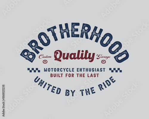 Motorcycle racing badges club emblems tshirt design Retro Racing Typography Graphics