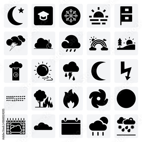 Day And Night Weather Cycles – Sunrise, Moonrise, Rainbows, And Frost For Meteorology And Educational Content