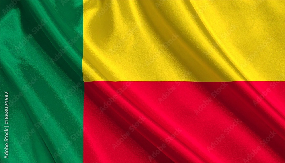 Obraz premium Flag of Benin 