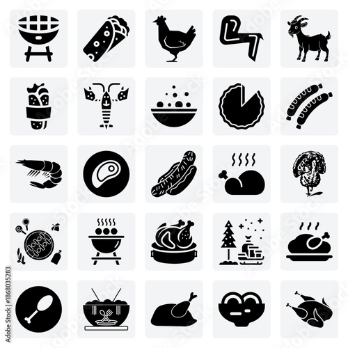 Grilled, Roasted, And Barbecued Meats – A Collection Of Protein-Rich Dishes For Food And Cooking-Themed Content.