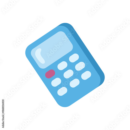 calculator isolated on white