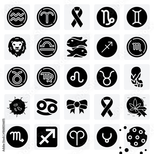 Horoscope And Astrology Zodiac Symbols – Featuring All Twelve Signs From Aries To Pisces For Personalized Chart Readings