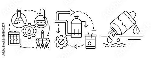 Chemical process manufacturing, purification, and filtration cycle
