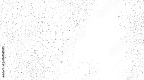 Cracked abstract background with a network of irregular, thin dark lines forming polygonal shapes on a white surface, suggesting a weathered or aged texture