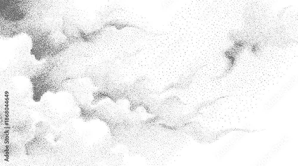 custom made wallpaper toronto digitalEthereal stippled depiction of swirling clouds and mist in a grayscale palette, creating a sense of mystery, depth, and atmospheric abstraction