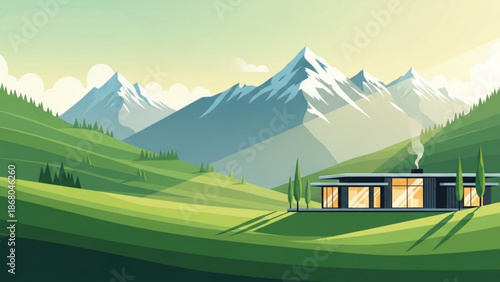 Vibrant gradient background with wavy color transitions