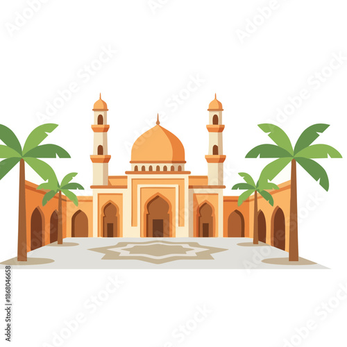 design vector mosque