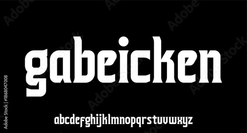 vintage luxury modern font alphabetical vector set	
