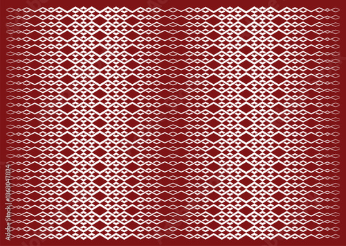 repetitive pattern with a woven or textured appearance. The design features interconnected, wavy, or chain-link-like motifs in a lighter color 
print 