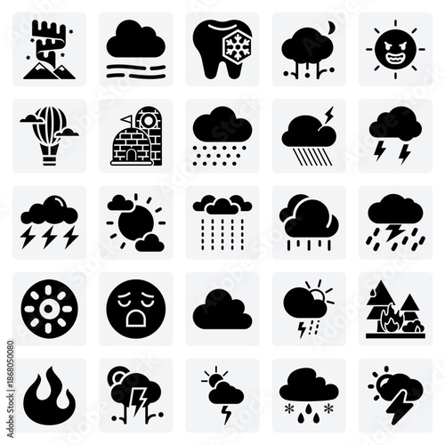 Extreme Weather And Temperature Variations – Depicting Thunderstorms, Freezing Cold, Sunny Days, And Foggy Conditions For Meteorology