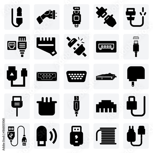 Evolution Of Usb Connectors – A Variety Of Usb Plug Types, Including Mini-B And Micro-A For Older Devices