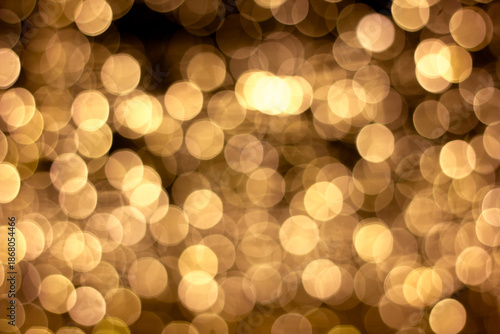 Close-up image of bokeh light, textured background, advertising space, beautiful lights, Chinese New Year celebration lights, lucky lights.