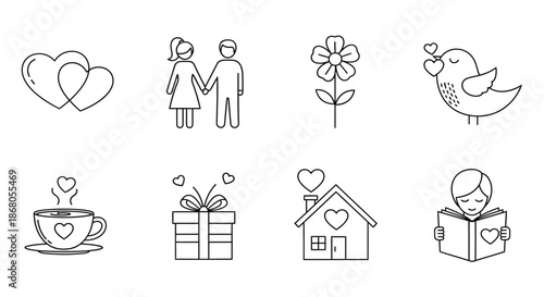 Illustrations of love and life illustration