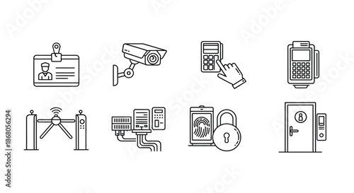 Advanced security measures in place illustration