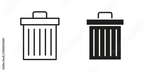 Uninstall icon doodle set. editable outline stroke vector eps