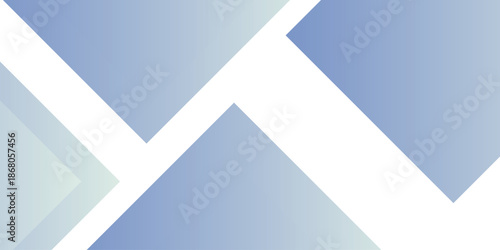 Minimalist White Abstract Background with Blue & Cyan Geometric Line Art. Modern minimalist design with gradient line art. Technology concept with a geometric line.