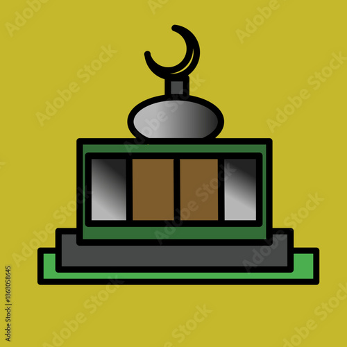 illustration of mosque 