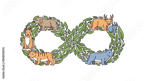 Infinite Diversity of Life A Symbol of Nature's Interconnectedness and Animal Companionship