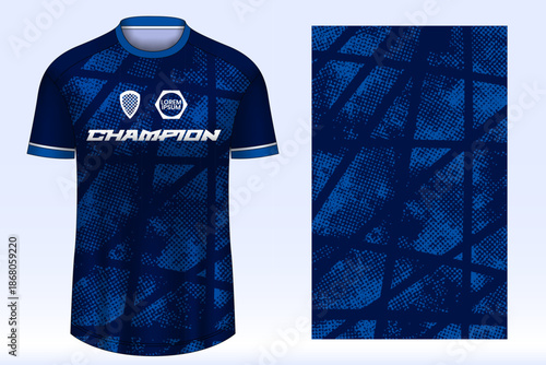 Soccer sport shirt jersey design template