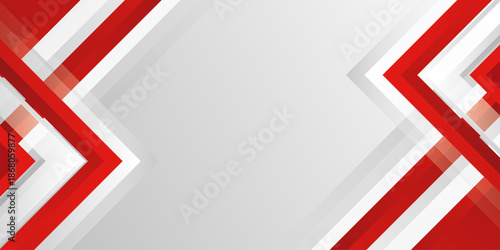 Gray and red abstract background with simple geometric shapes. Color abstract lines trendy geometric background for business or technology presentation, internet poster cover, Vector graphic design.