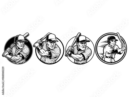 Beseball Logo Mascot Vector