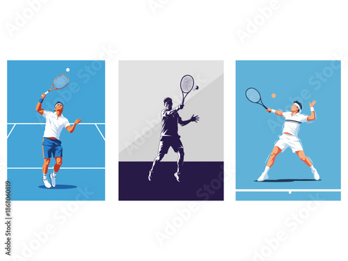 Tennis Players Poster