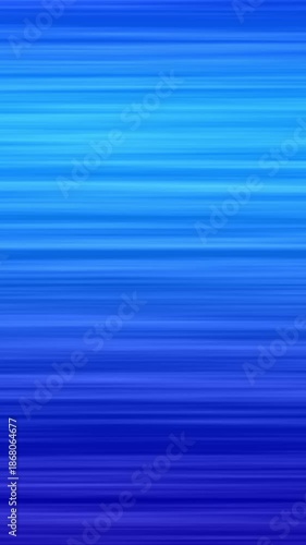 Abstract blue light lines background with fast motion. Horizontal glowing streaks, seamless loop video.