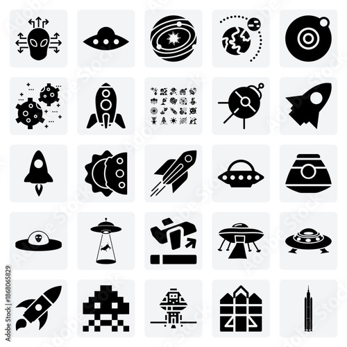 Science Fiction And Space Travel – Alien Faces, Rocket Ships, And Celestial Orbits For Futuristic Media Content