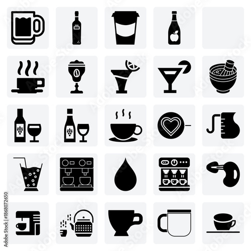 Popular Hot And Cold Beverages – Americano, Lemonade, Cider, And Cocktails For Food And Drink Themed Projects