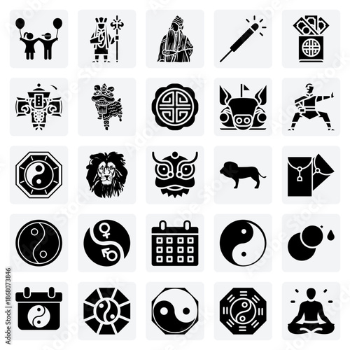 Illustrations Of Chinese Spirituality And Culture, From Shaolin Monks And Yin Yang To Traditional Opera Performers