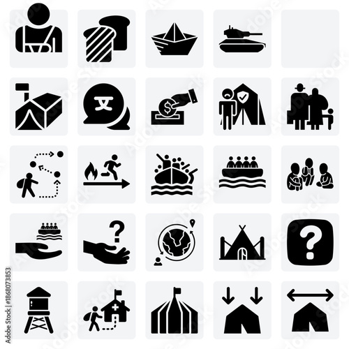 Humanitarian Support And Donations – Food, Shelter, And Aid For Refugees And Displaced Populations For Non-Profit Campaigns.