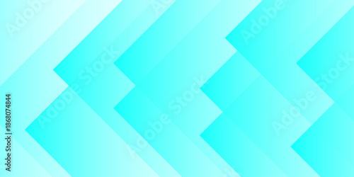 A mesmerizing abstract composition featuring a cascade of cyan and light blue geometric shapes, creating a sense of depth and fluidity.