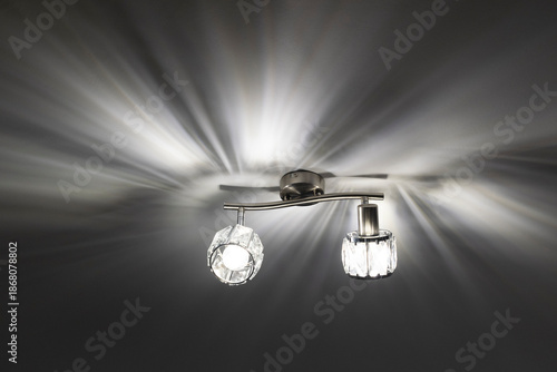 Close up of ceiling lamp