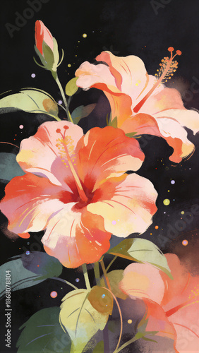 bouquet of red lilies