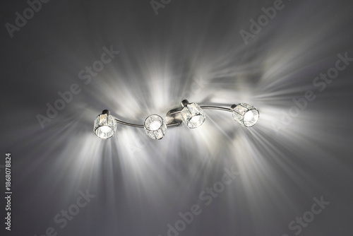 Close up of ceiling lamp