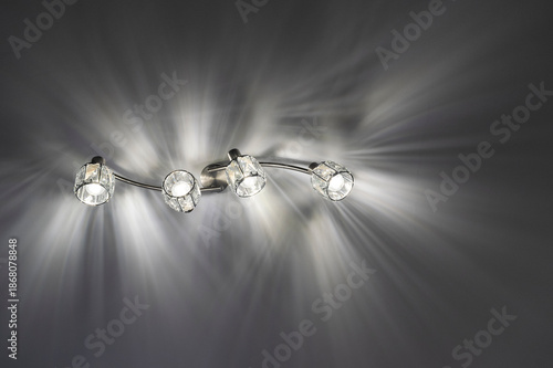 Close up of ceiling lamp