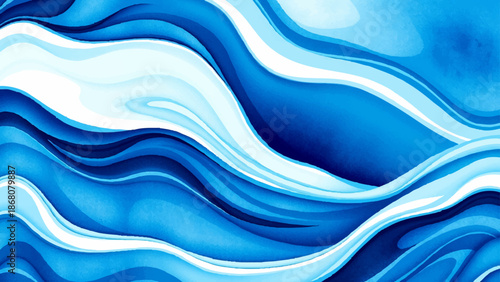 An abstract representation of oceanic currents swirling gracefully, this artwork presents a dynamic interplay of forms and tones, inviting exploration and contemplation.