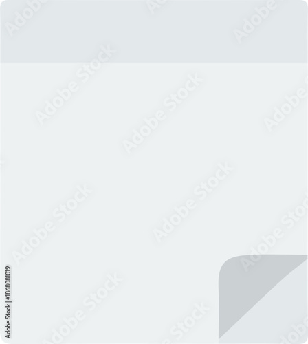 Blank Sticky Note Paper Graphic