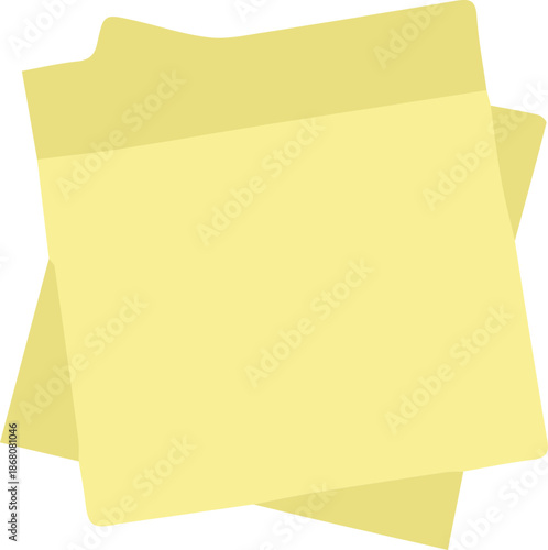 Yellow Sticky Notes Illustration