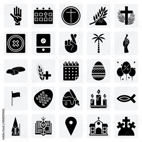 Religious Observance Of Holy Week – Visuals Representing The Sacred Events Leading Up To The Easter Celebration.