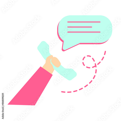 Social Communication Illustration